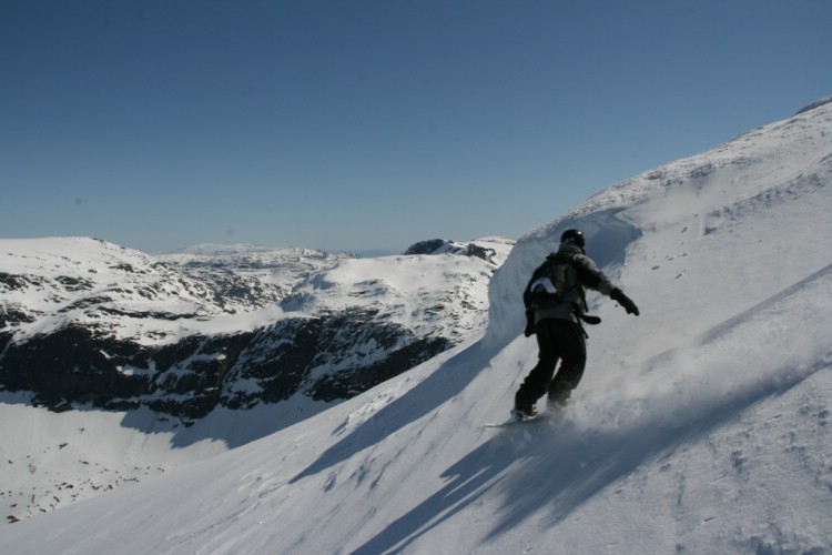 Heliski Riksgränsen 17 maj 2009. Foto: Andreas Bengtsson
